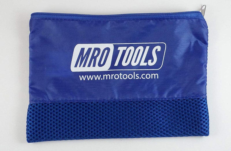 MRO Tools Cleco Fasteners 50 1/8 و 50 3/16 مثبتات كليكو + كماشة كليكو مع حقيبة حمل شبكية (K4S100-1) - Image 5